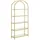 VASAGLE Bücherregal 83 x 30,2 x 183,5 cm Gold