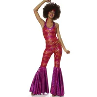 Costume Culture Damen 70er Jahre Foxy Lady Kostüm, rot, Large - L