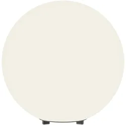 Maytoni Moderne Outdoor Globe Stehleuchte 1 Licht Kunststoff Weiß Minimalistisch Kugel Rund für 1 x E27 30W nicht inkl.