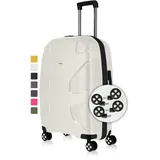 impackt IP1 4-Rollen Cabin 67 cm / 73 l weiß/Polar White