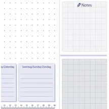 Sigel Schreibtischunterlage Lilac weiß/lila Papier 59,5 x 41,0 cm, 30 Blatt