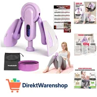 Oberschenkeltrainer, 10-100 lbs Beintrainer für Zuhause mit Widerstandsbänder...