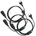 3x Lampenfassung mit Kabel Schalter Schraubring Lampenschirm und Netzstecker ideale Lampenaufhängung Hängeleuchten Pendelleuchten DIY Lampe Schwarz