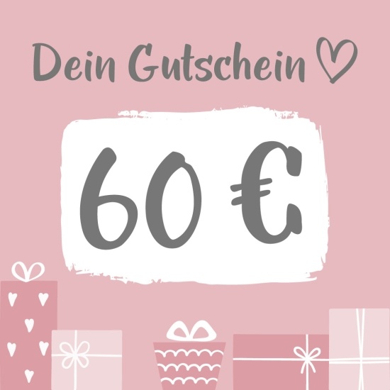 Schmatzepuffer® Geschenk - Gutschein - 60€
