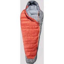 Schlafsack Daunen Trekking - MT900 0 °C granitgrau|kupferbraun|- XL