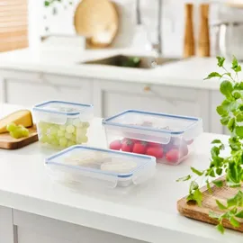 Rotho Frischhaltedose rechteckig horizon blau 1 l