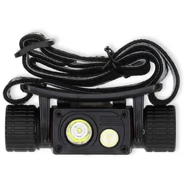 Nedis LED-Stirnlampe IPX8 1000lm USB-C Akku Schwarz