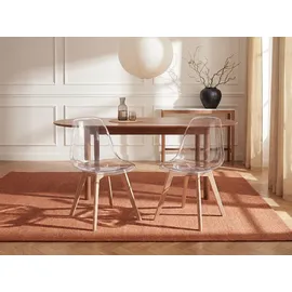vente-unique Esszimmerstuhl Audra Polycarbonat transparent 2