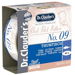 Dr. Clauder's Best Filet 70g Katzennassfutter 48 x 70 Gramm Thunfisch