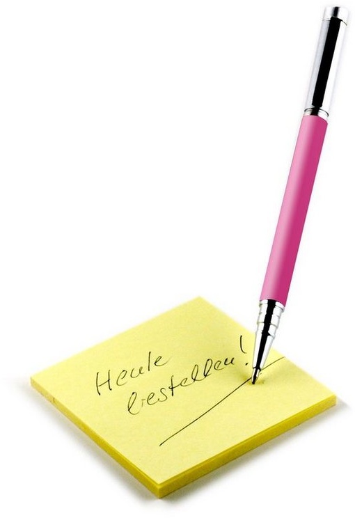 SLABO Eingabestift Stylus Pen Smartphone Tablet Eingabestift und Kugelschreiber edel Design - pink rosa