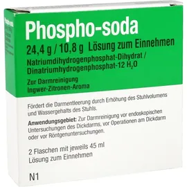 RECORDATI PHARMA GMBH Phospho-soda 24,4 g/10,8 g Lösung zum Einnehmen
