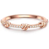 Glanzstücke München Ring aus Sterling Silber mit Zirkonia in roségold | Gr. 54