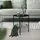 ML-Design Beistelltisch Schwarz Metall 46 x 51 cm