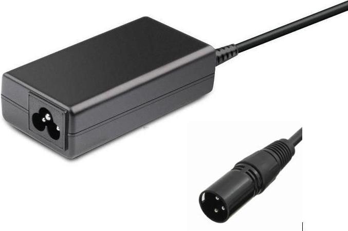 CoreParts Power Adapter for eBike, Notebook Netzteil, Schwarz