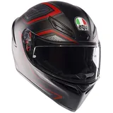 AGV K1 S Integralhelm Sling matt schwarz/rot XXL