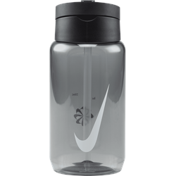 Nike Recharge Tritan-Trinkhalmflasche (ca. 473 ml) - Grau, ONE SIZE