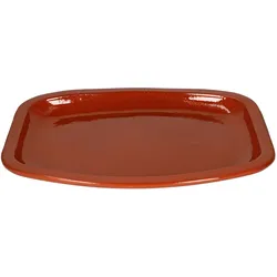 2er Set Servierplatte Ton 35x26cm - 99525