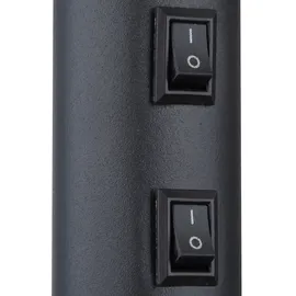 GLOBO Stehleuchte mit Leselampe Stehlampe Wohnzimmer Stehleuchte Leseleuchte schwarz gold, App Steuerung dimmbar, 1x 8,5w 1x 4,8w, Dxh 35 x 162 cm