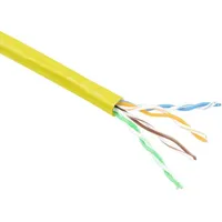 Act CAT6 U/UTP stranded patch yellow 100 m C6