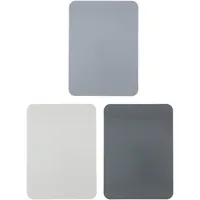 Alpina Schneidebrett-Set Kunststoff 3-tlg. 20 x 28 cm Grau
