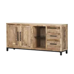 Sideboard  Kuba , holzfarben , Maße (cm): B: 175 H: 80 T: 43