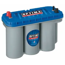 Optima Blue Top BT DC - 5.5, 12V 75Ah, AGM Zyklenfest, Spiralcell Technologie