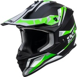 IXS 362 2.0 Motocross Helm, schwarz-grün, Größe M