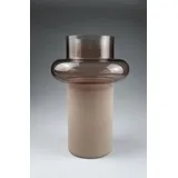 AM Design Dekovase aus Glas, BxH: 19,5x30 braun
