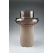 AM Design Dekovase aus Glas, BxH: 19,5x30 braun