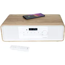 Thomson MIC301IBT (Bluetooth, CD Player, 1x 60 W, Stereoanlage, Weiss