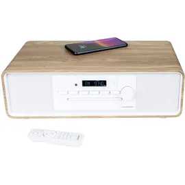 Thomson MIC301IBT (Bluetooth, CD Player, 1x 60 W, Stereoanlage, Weiss