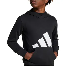 adidas Essentials Kids Hoodie Black / White 176