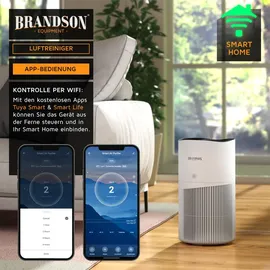 Brandson Luftreiniger 402m3/h Weiß