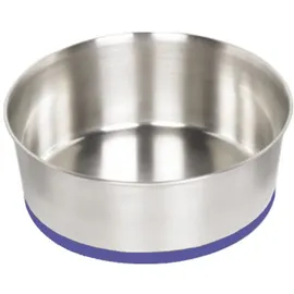 Nobby Edelstahlnapf HEAVY, rutschfest Ø 27,0 cm 3,90 ltr., Silber, Blau