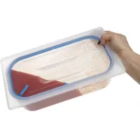 HENDI Gastronorm Deckel, luftdicht verschließbar, gn 1/4, Transparent, 265x162mm