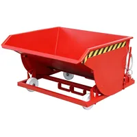 Bauer Südlohn Spänebehälter SKM 75, lackiert, Feuerrot
