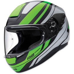 Schuberth R2 Enforcer Helm, grün-silber, Größe S
