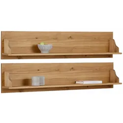 Wandregal HOME AFFAIRE "Melissa", beige (natur gebeizt, gewachst), Regale, Breite 120 cm