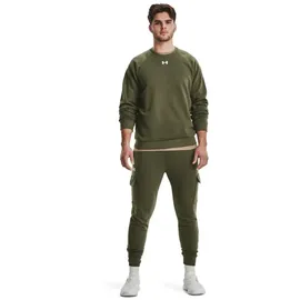 Under Armour Rival Fleece Crew Sweatshirt Herren 390 marine od green/white XL