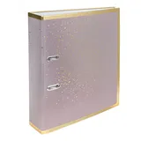 Interdruk Lever Arch File A4 75 mm - Metallic Design - Satin Gold Sparkling