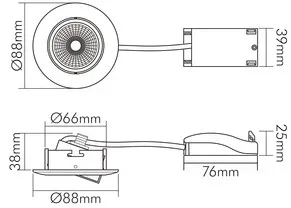 Nobile LED-Downlight 1867050623