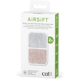 Catit AiRSiFT Dual Action Pad, Geruchspad Katzentoiletten, 2er-Pack