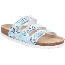 ROHDE Alba Pantolette für Damen, blau, 38 EU