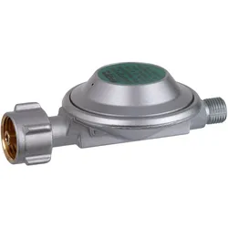 Gas Niederdruckregler CAMPING EN61 - 50mbar - 1kg/h - KLF auf 1/4 Zoll