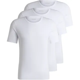 Boss Classic Kurzarm-baselayer 3 Einheiten White M