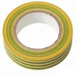 BEMKO Isolierband 10m/15mm gelb grün Klebeband Band PVC-1510YG 4307