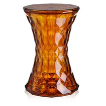 Kartell Hocker Ø30 x 45 cm Bernsteinfarben