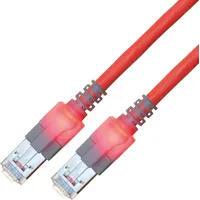 EasyLan CS1ORCDCD0070 - Cat.6 LED Patchkabel, DualBoot, S/FTP rot,
