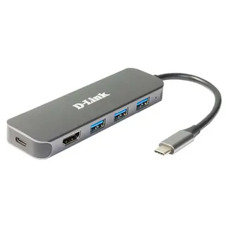 D-Link DUB-2333 5-in-1 USB-C Hub mit HDMI/Power Delivery