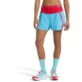 La Sportiva Flow 3 ́ ́ Kurze Hose - Malibu Blue / Hibiscus - S